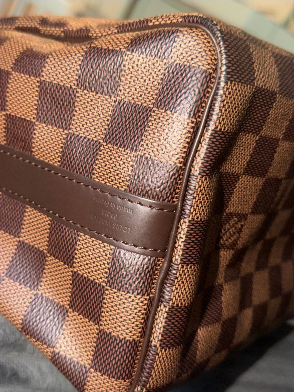 LOUIS VUITTON DAMIER EBÈNE SPEEDY BANDOULIÈRE 25 bag
